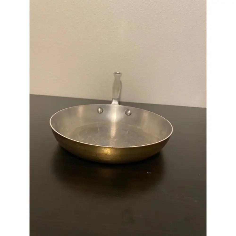 Mauviel Copper Frying Pan Stainless Steel Interior 8
